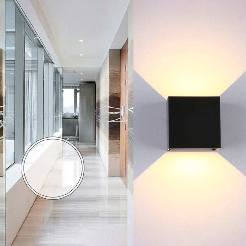Modern Minimalist Style Geometric Wall Mounted Light Fixture Metal Wall Lamps