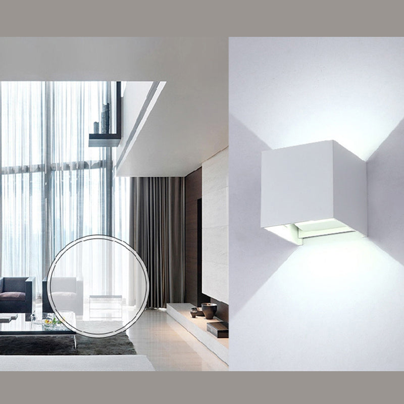 Modern Minimalist Style Geometric Wall Mounted Light Fixture Metal Wall Lamps