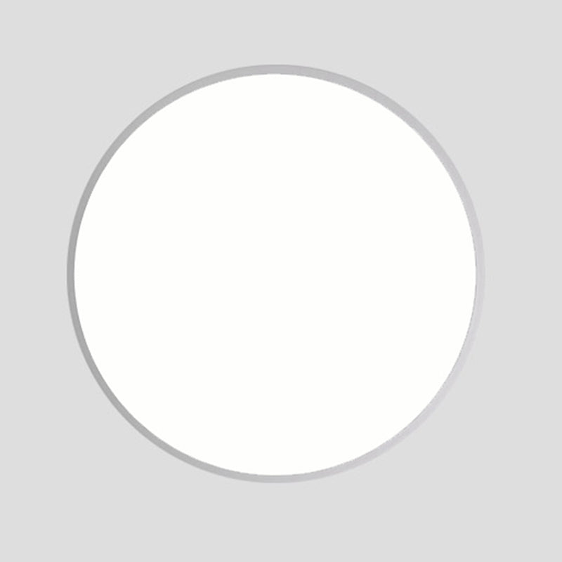Ultra-thin 1-Light LED Flush Light New Modern Iron Round Shape Ceiling Light Fixture