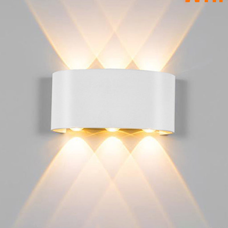 Modern Minimalist Minimalist Wall Monted Aiblowture Metal Wall Lights per soggiorno