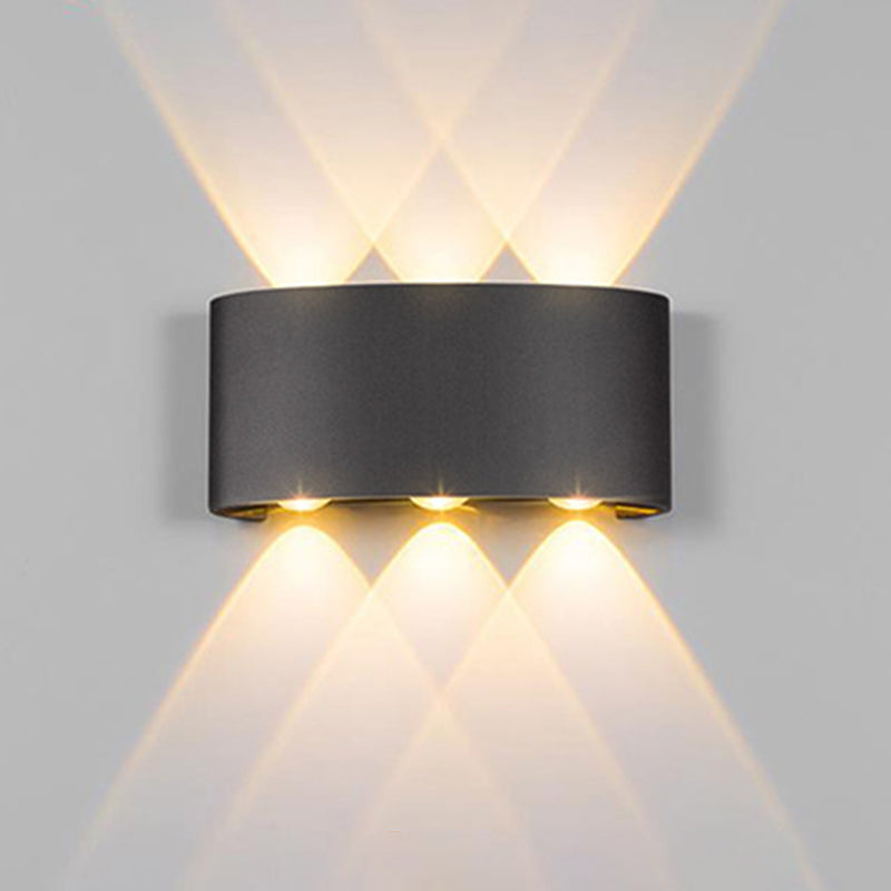 Modern Minimalist Minimalist Wall Monted Aiblowture Metal Wall Lights per soggiorno