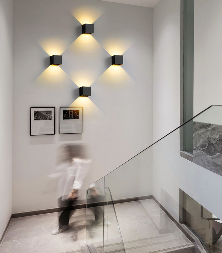 Moderne minimalistische stijl geometrische sconce verlichtingsarmaturen metalen sconce lichten