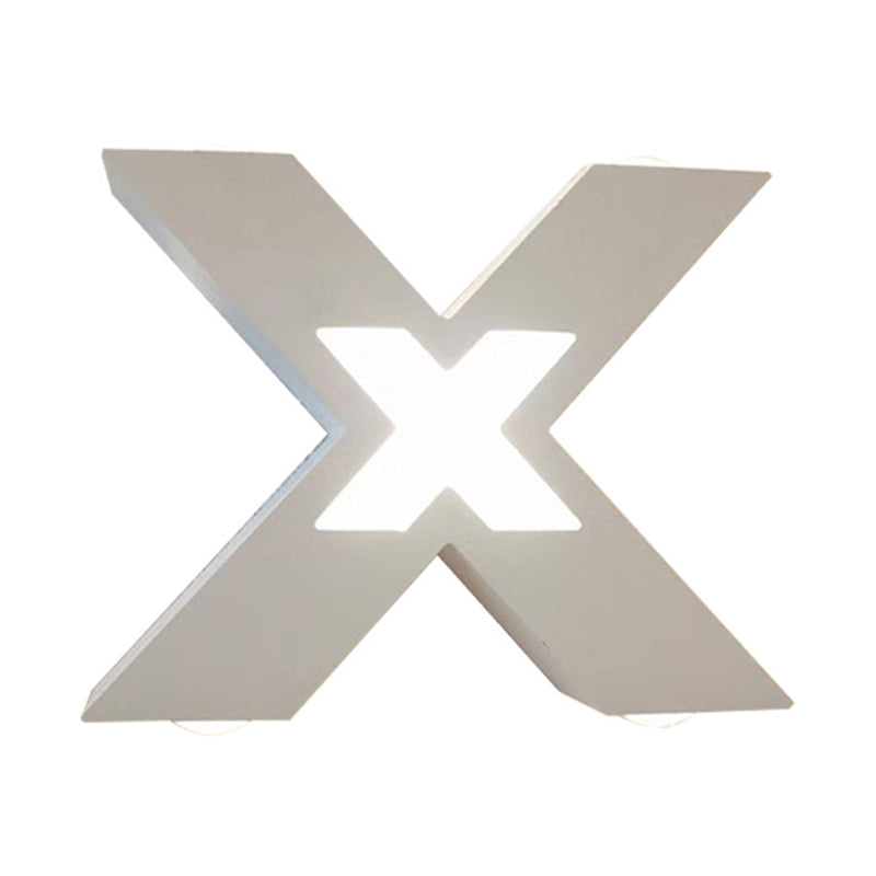Modern Minimalist Style X-shaded Wall Mounted Light Fixture Metal 4 Lights Wall Lamps