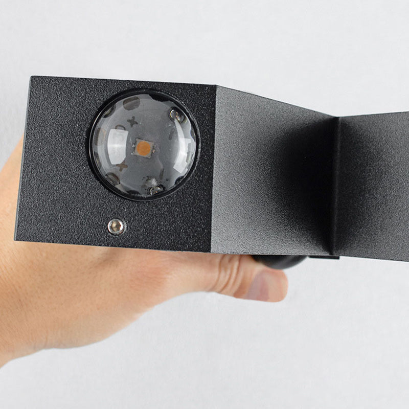 Modern Minimalist Style X-shaded Wall Mounted Light Fixture Metal 4 Lights Wall Lamps