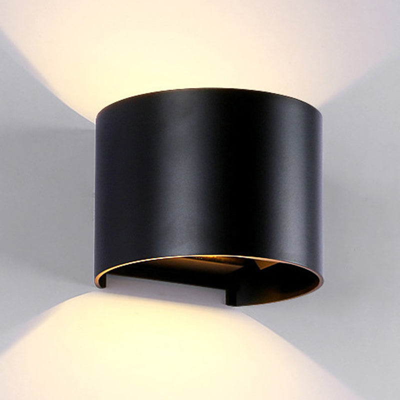 Modern Minimalist Style Geometrical Wall Mounted Light Fixture Metal 2 Lights Wall Lights