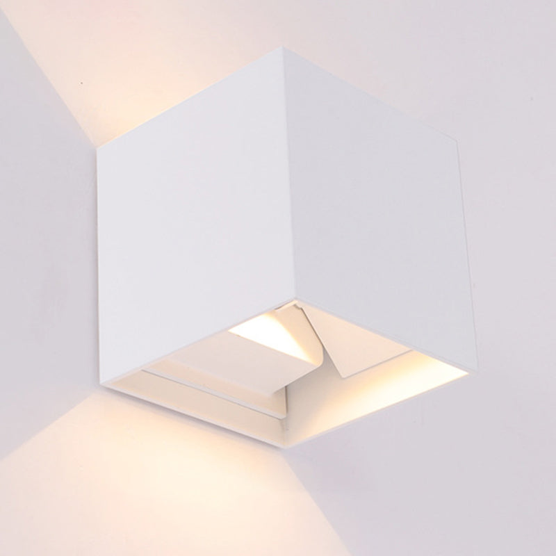 Modern Minimalist Style Geometrical Wall Mounted Light Fixture Metal 2 Lights Wall Lights
