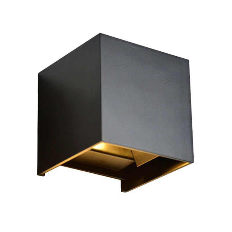 Modern Minimalist Style Geometrical Wall Mounted Light Fixture Metal 2 Lights Wall Lights