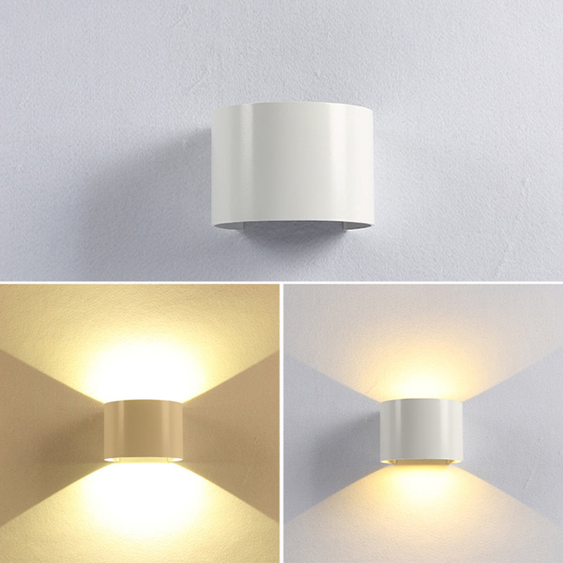 Modern Minimalist Style Geometrical Wall Mounted Light Fixture Metal 2 Lights Wall Lights
