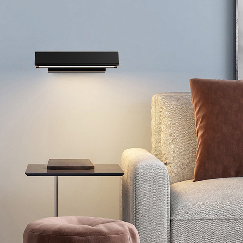 Moderne minimalistische stijl rechthoek SCONCE LILMTURES Metalen wandverlichting voor slaapkamer