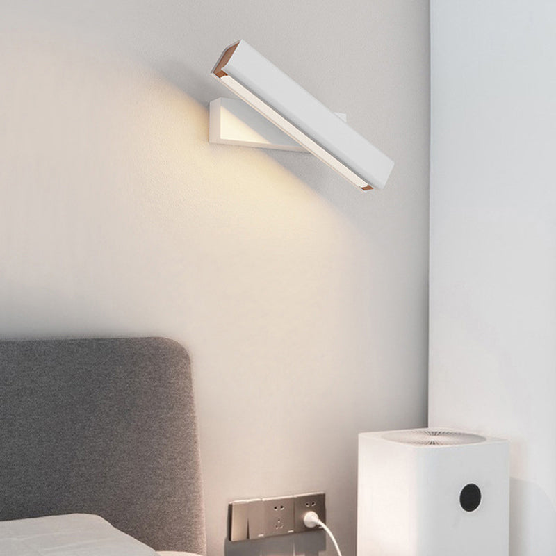 Moderne minimalistische stijl rechthoek SCONCE LILMTURES Metalen wandverlichting voor slaapkamer