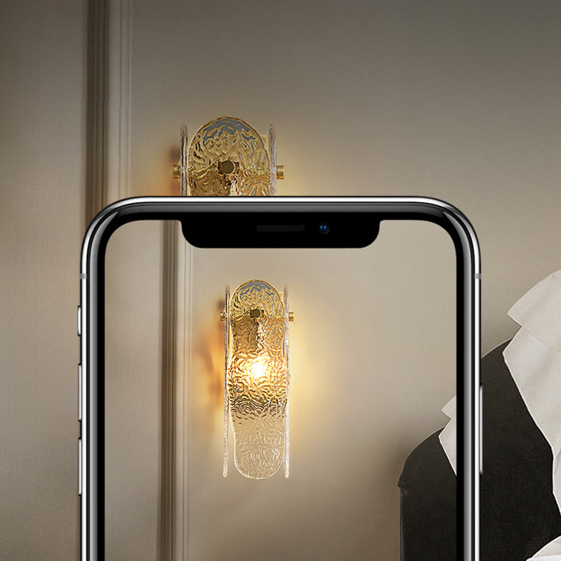 Modern Minimalist Style Sconce Light Fixtures Glass Wall Lighting for Living Room