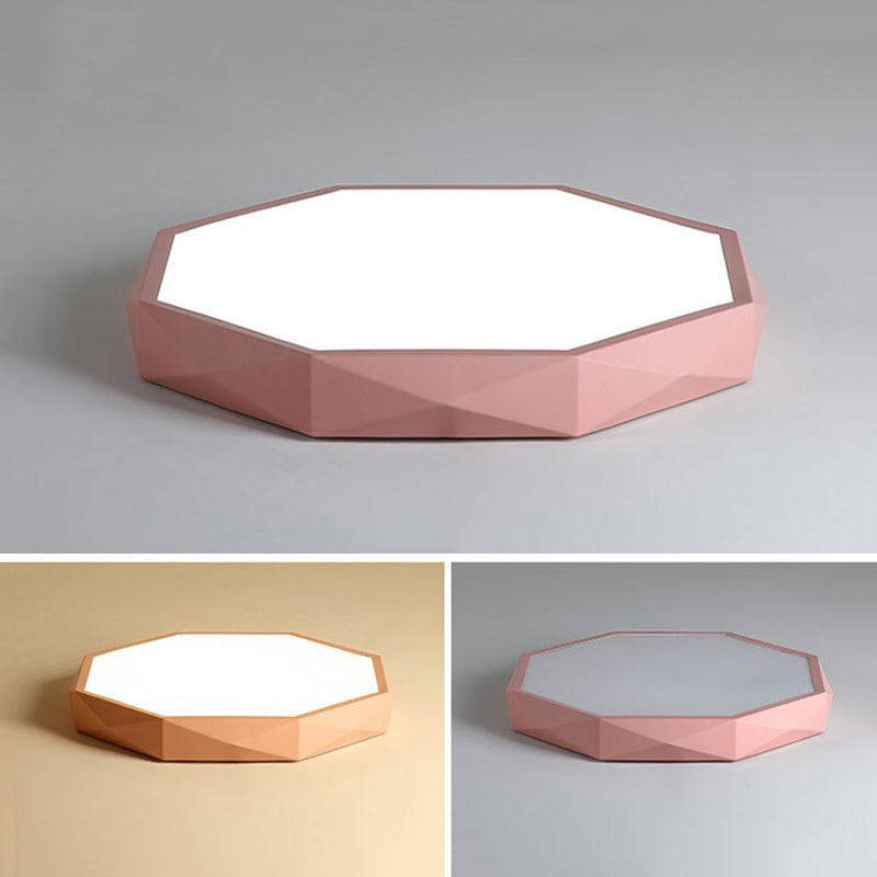 Nordic Flush Mount Deckenleuchte Moderne minimalistische Wohnzimmer Studie Persönlichkeit LED Ultra-dünne Makaron Stil Lampen