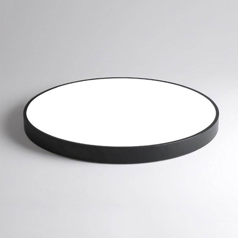 Round Flush Light Fixtures Macaron Simplicity Acrylic Ceiling Light Fixtures for Bedroom
