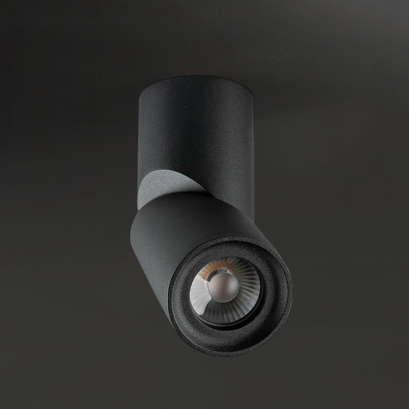 Matzwarte buis LED-downlight Eenvoud Aluminium inbouwplafondlamp voor woonkamer