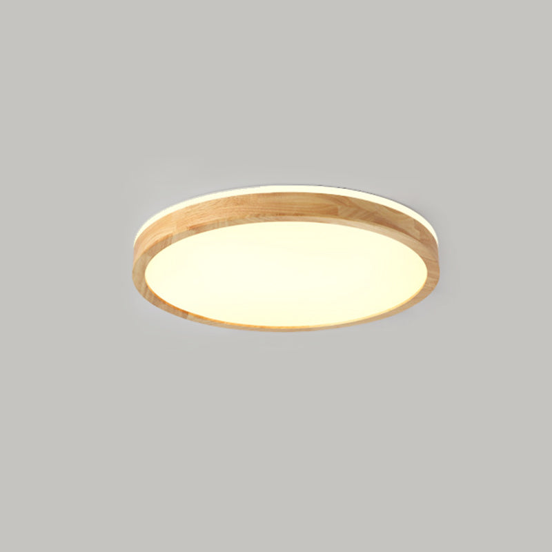 1 Light Wood Flush Massimale Light Fixtures Modern Bedroom Flush Mount Massimale Light Fixtures