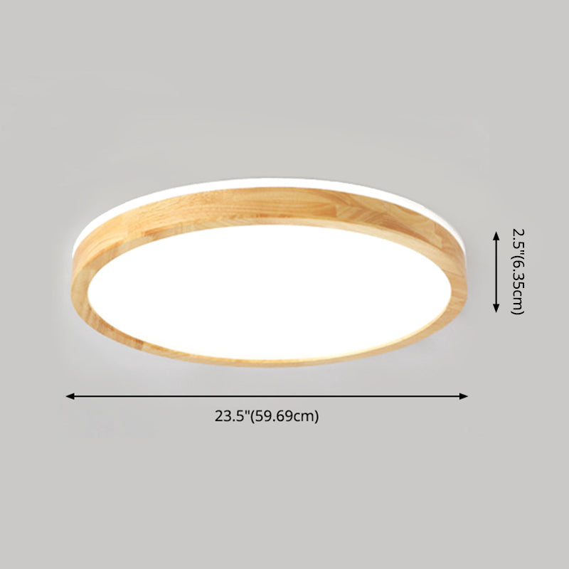 1 Light Wood Flush Massimale Light Fixtures Modern Bedroom Flush Mount Massimale Light Fixtures