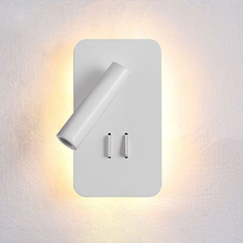 Moderner minimalistischer Stil Lesen Wandleuchte 2 Lichter Lesen Wandlampe für Schlafzimmer