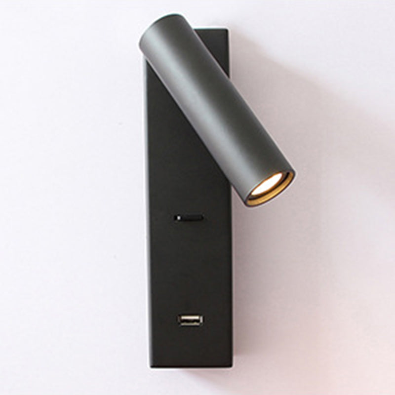 Modern Minimalist Style Reading Wall Light Metal 1 Light Reading Wall Lamp for Bedroom