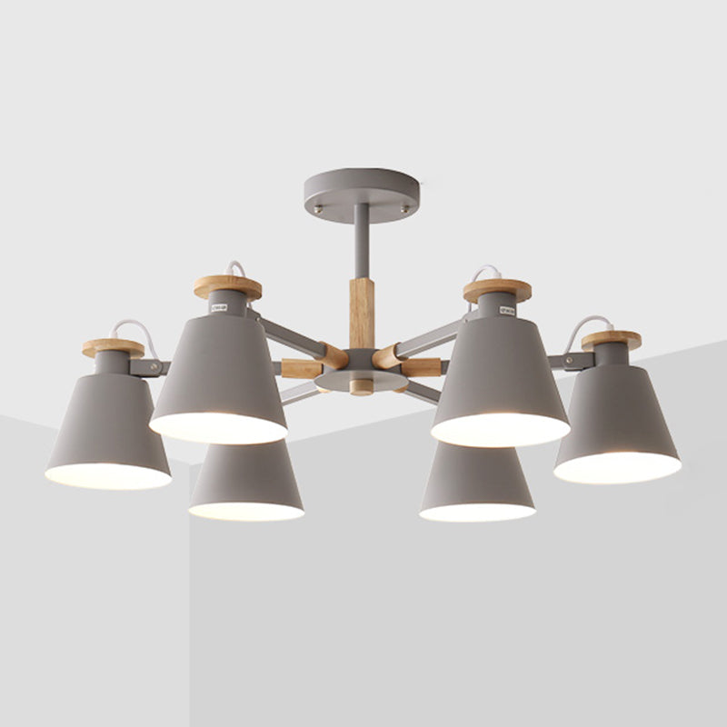 Modern Sputnik Design a filo a sfioramento del soffitto Lampade a filo a filo in metallo Luce del soffitto per camera da letto e sala da pranzo