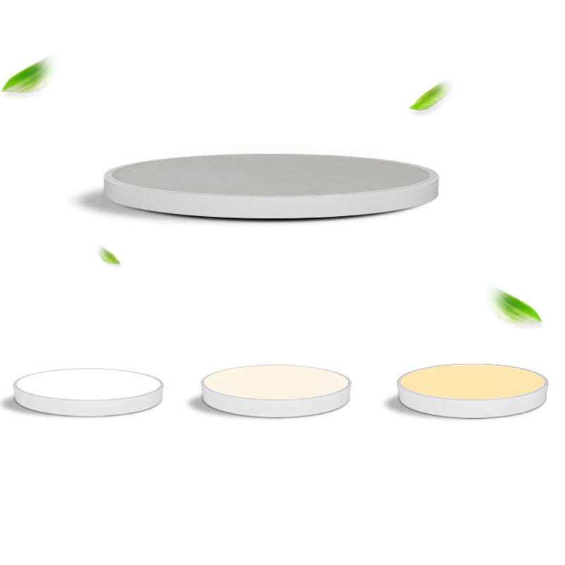 Thin Round Led Flush Mount Ceiling Light Modern Minimalist Macaron Style Aisle Balcony Bedroom Study Lamps