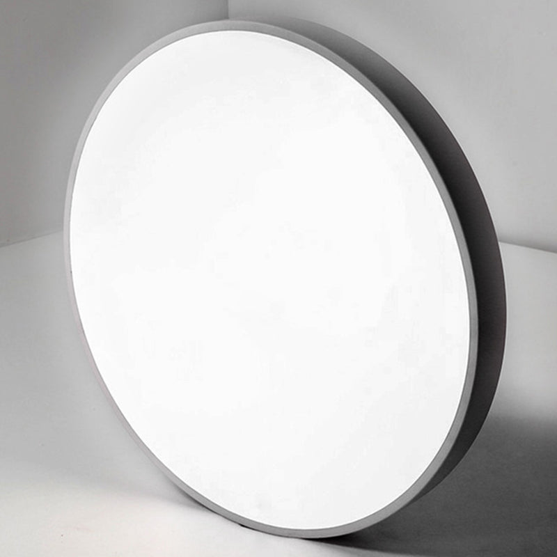 Thin Round Led Flush Mount Ceiling Light Modern Minimalist Macaron Style Aisle Balcony Bedroom Study Lamps