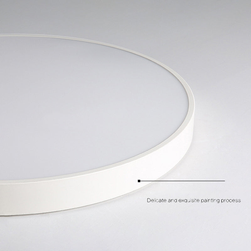 Thin Round Led Flush Mount Ceiling Light Modern Minimalist Macaron Style Aisle Balcony Bedroom Study Lamps