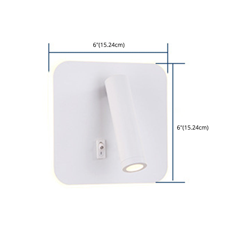 Lámpara de pared de lectura de estilo minimalista moderno 2 luces 2 luces de lectura de la pared