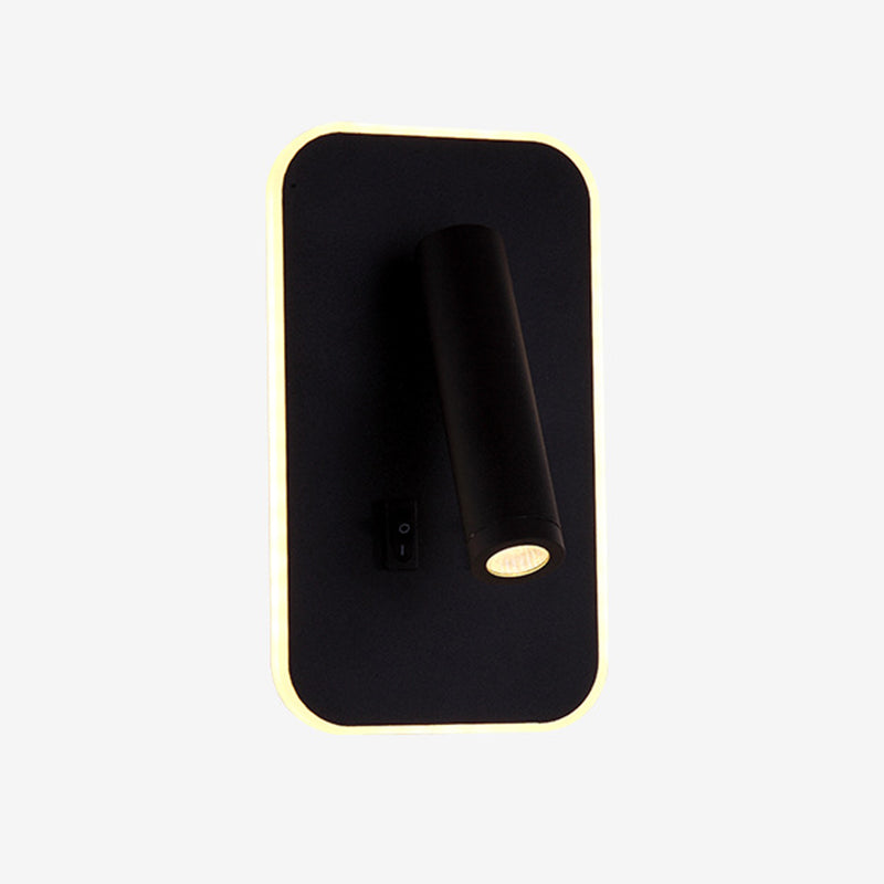 Lámpara de pared de lectura de estilo minimalista moderno 2 luces 2 luces de lectura de la pared