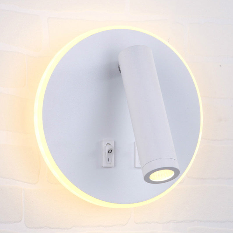 Lámpara de pared de lectura de estilo minimalista moderno 2 luces 2 luces de lectura de la pared