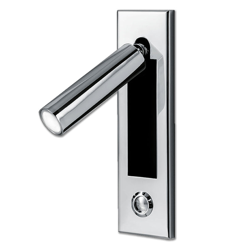 Luz de pared LED de estilo LED de estilo moderno Lámpara de lectura cilíndrica de cabecilla con interruptor independiente