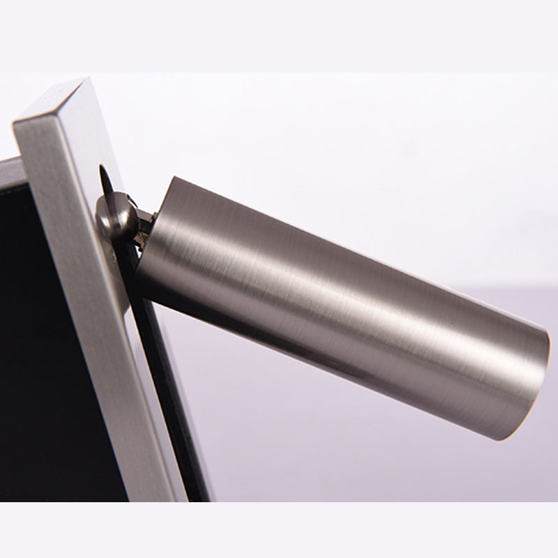 Luz de pared LED de estilo LED de estilo moderno Lámpara de lectura cilíndrica de cabecilla con interruptor independiente