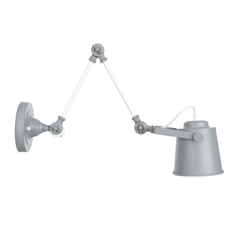 Longueur du bras réglable lampe murale macaron colorée moderne style simplicité style applique de bulbe lumière pour l'allée du couloir