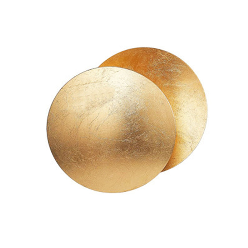 Modern Minimalist Style Circular Wall Sconce Lighting Metal Wall Mount Light for Bedroom