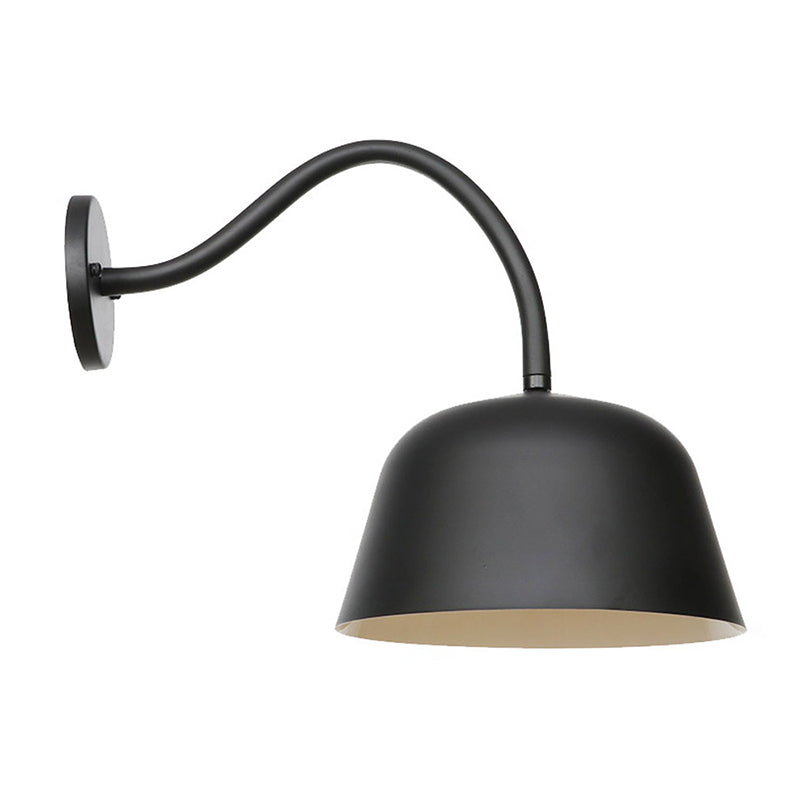 Nordic Simplicity Style Macaroon Wall Lamp 1-Light Metal Sconce Light for Bedroom Living Room