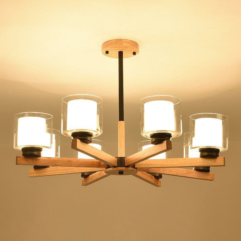 Lámpara de lámpara de cilindro de estilo nórdico Light Room Light Light.