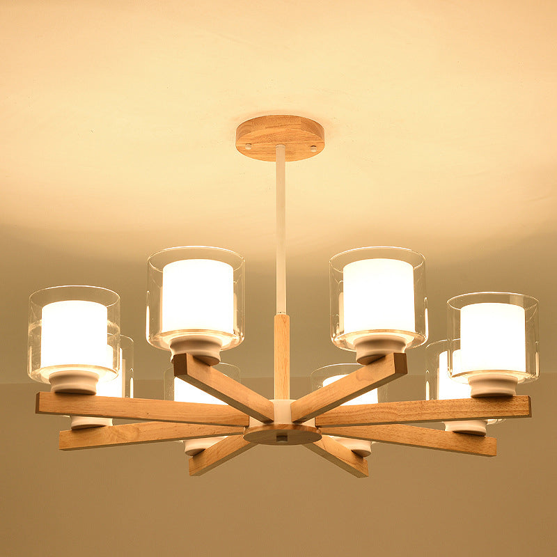 Lámpara de lámpara de cilindro de estilo nórdico Light Room Light Light.