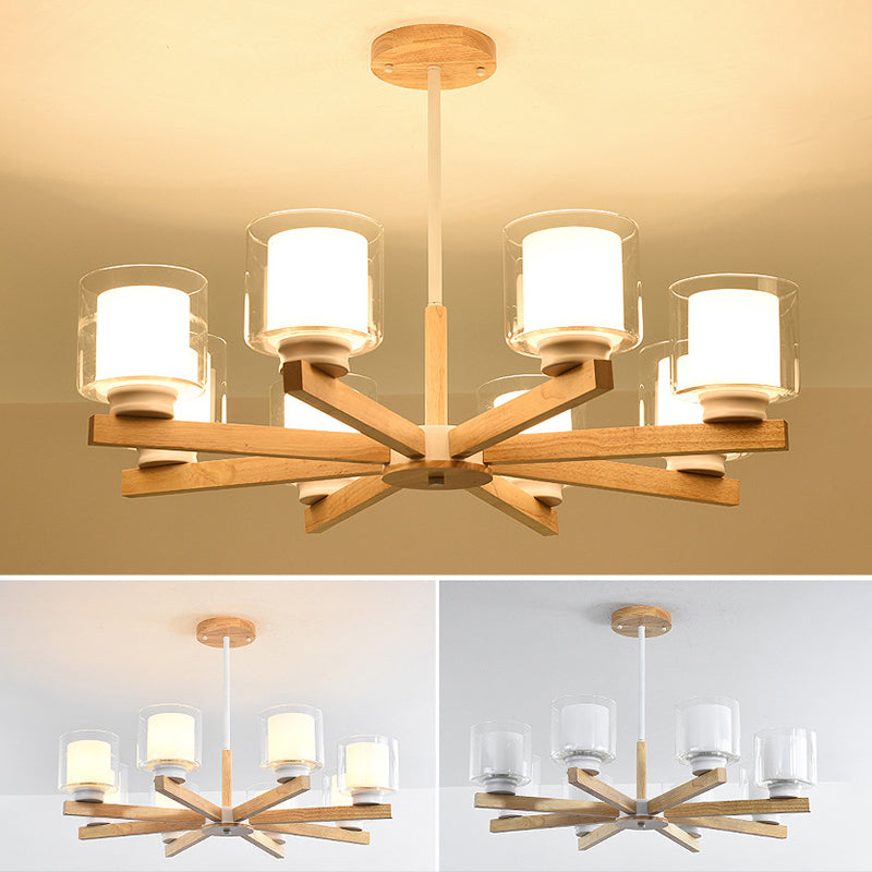 Lámpara de lámpara de cilindro de estilo nórdico Light Room Light Light.