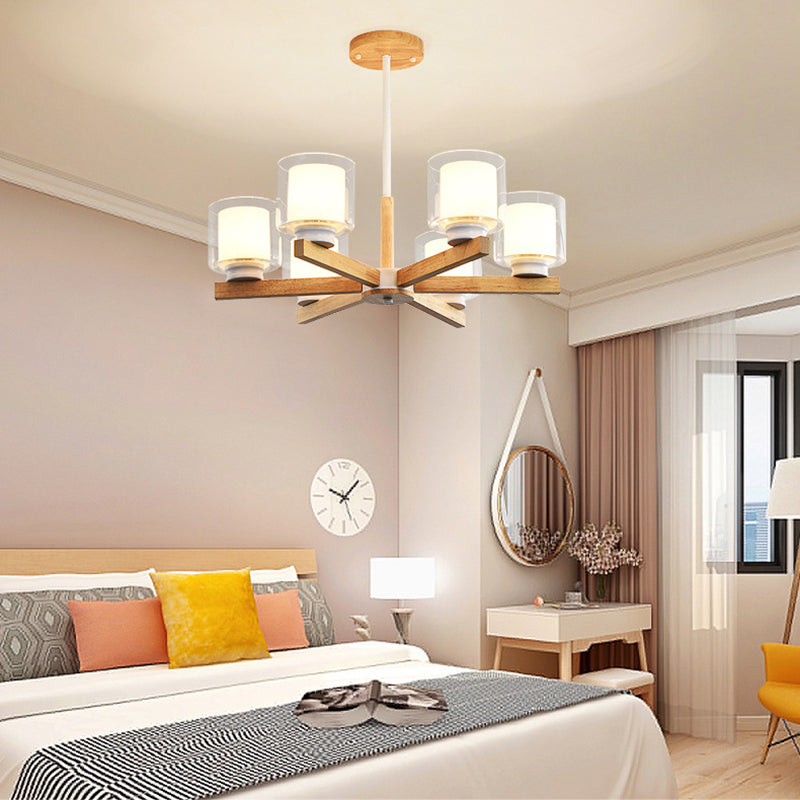 Lámpara de lámpara de cilindro de estilo nórdico Light Room Light Light.