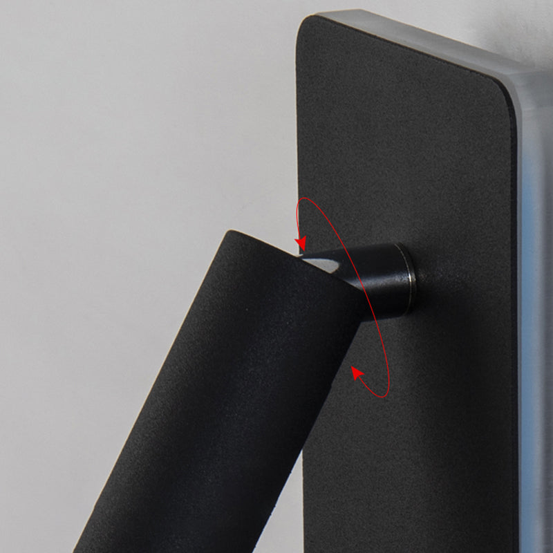 Aluminum Cylinderical Wall Lighting Fixtures Modern Minimalist Style 2 Lights Wall Light