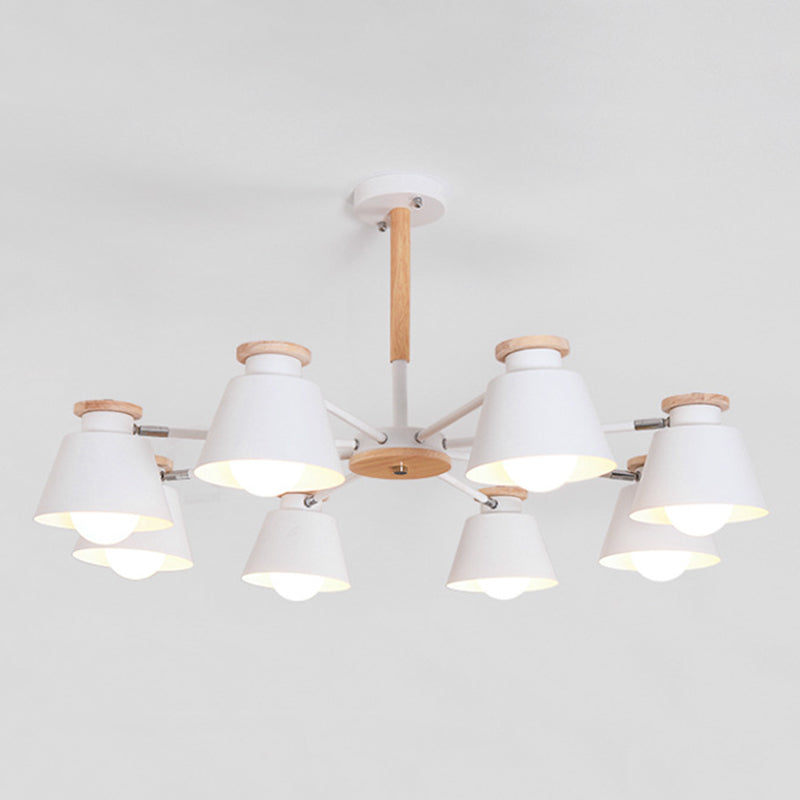 Modern Simplicity Bowl Chandelier Light Fixtures Metal Hanging Pendant Lights for Living Room
