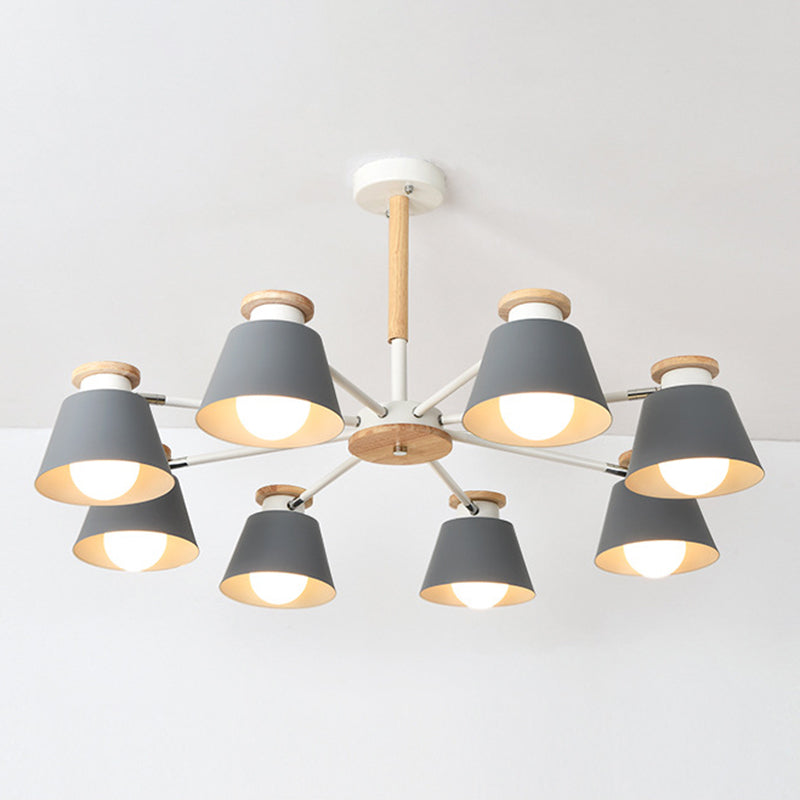 Modern Simplicity Bowl Chandelier Light Fixtures Metal Hanging Pendant Lights for Living Room