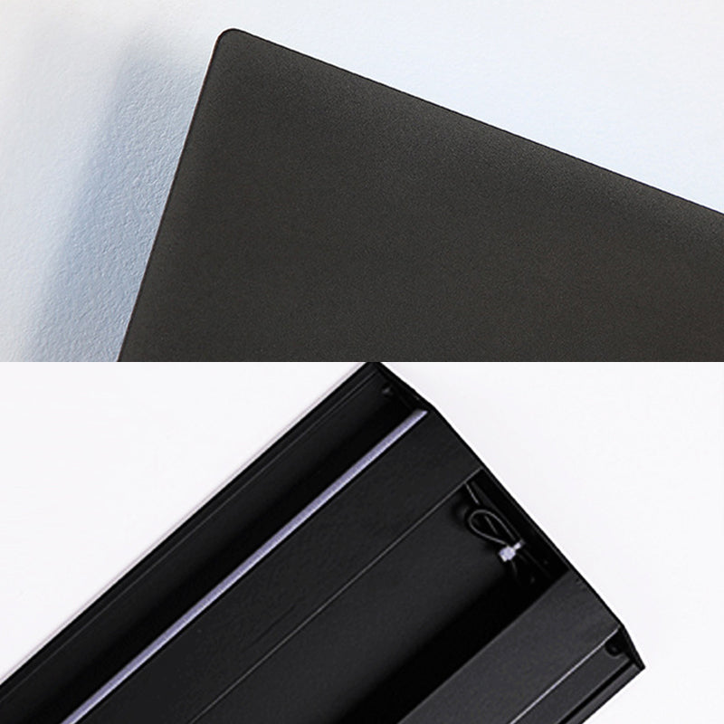 Modern Minimalist Style Rectangle Wall Lighting Fixtures Metal Wall Sconces for Living Room