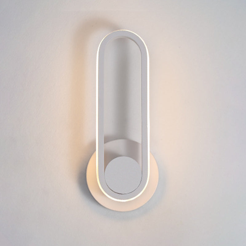 Modern Minimalist Style Linear Wall Light Sconces Metal 1 Light Wall Lights for Living Room