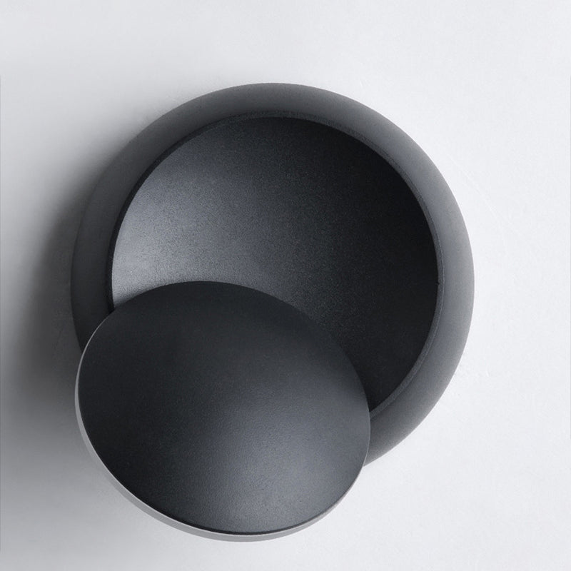 Moderne minimalistische Stil kreisförmige Wandbeleuchtung Metall Wandleuchten für Schlafzimmer