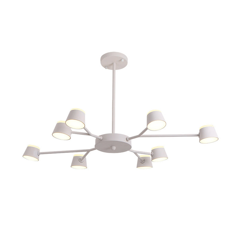 SPUTNIK CAMERA BAGGI LA LAMONO PENDANTE LIGHT METAL A 8 TESSURE LAMONE APPUGGIO MODERNA