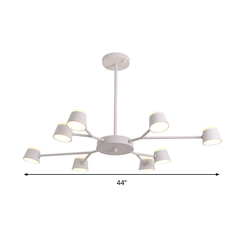 SPUTNIK CAMERA BAGGI LA LAMONO PENDANTE LIGHT METAL A 8 TESSURE LAMONE APPUGGIO MODERNA