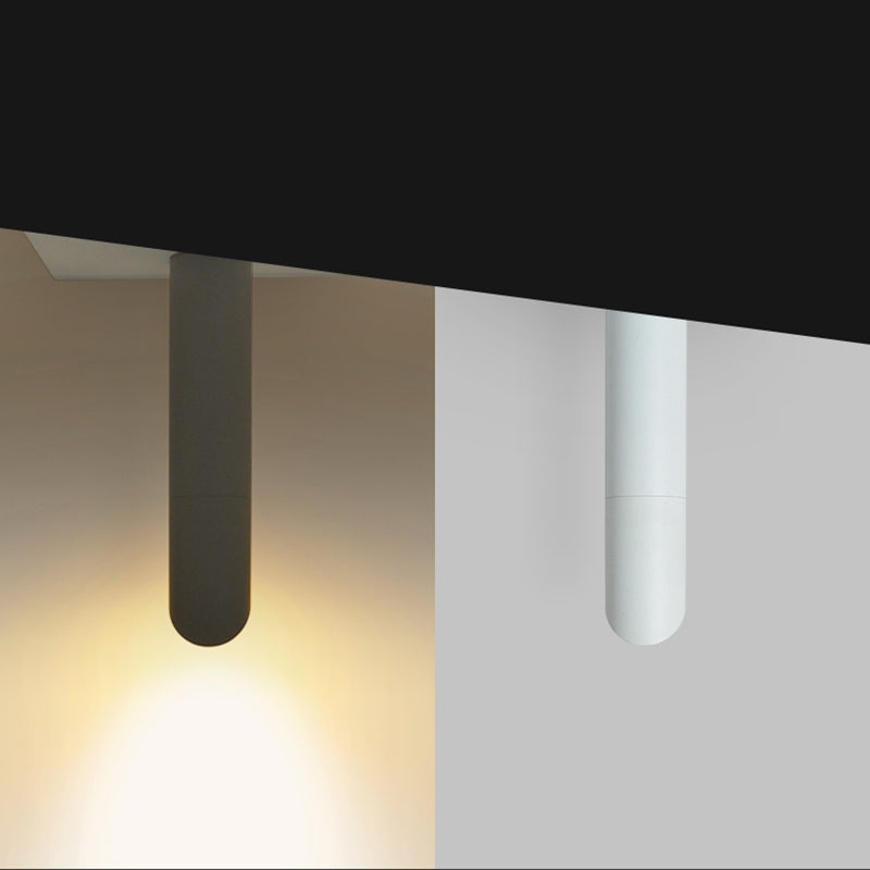 Afgeschuinde buisinbouwlamp Postmoderne metalen eetkamer LED-plafonddownlight