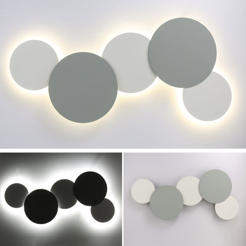 Runde Einfachheit LED WALS LIGHT MODERNE Treppenkorridor Corridor Leuchten Licht in warmem Licht