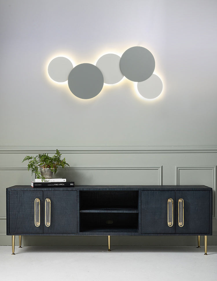 Runde Einfachheit LED WALS LIGHT MODERNE Treppenkorridor Corridor Leuchten Licht in warmem Licht