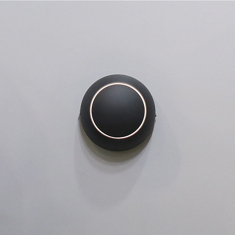 Moderne minimalistische stijl roteerbare cirkelvormige wand sconce verlichting metalen wandlicht licht